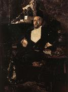 Mikhail Vrubel, Portrait of Savva Mamontov